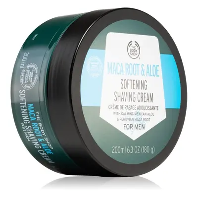 The Body Shop Maca Root & Aloe Shaving Cream borotválkozási krém uraknak 200 ml