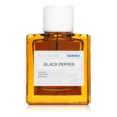 Korres Black Pepper Eau de Toilette uraknak 50 ml