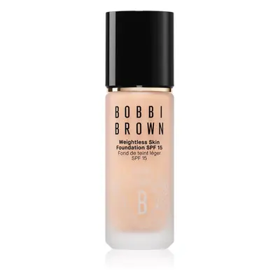 Bobbi Brown Weightless Skin Foundation SPF 15 tartós alapozó hidratáló hatással árnyalat Cool Be