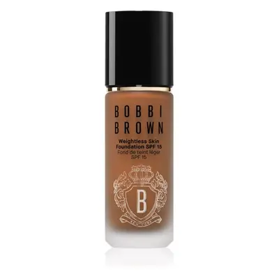 Bobbi Brown Weightless Skin Foundation SPF 15 tartós alapozó hidratáló hatással árnyalat Chestnu