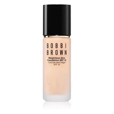 Bobbi Brown Weightless Skin Foundation SPF 15 tartós alapozó hidratáló hatással árnyalat Warm Po