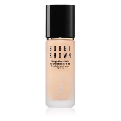 Bobbi Brown Weightless Skin Foundation SPF 15 tartós alapozó hidratáló hatással árnyalat Warm Be