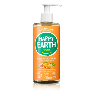 Happy Earth 100% Natural Pure Hand Soap Rose Petitgrain folyékony szappan 300 ml