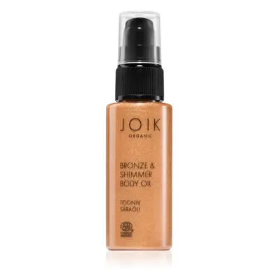 JOIK Organic Bronze & Shimmer csillogó bronzosító olaj 50 ml