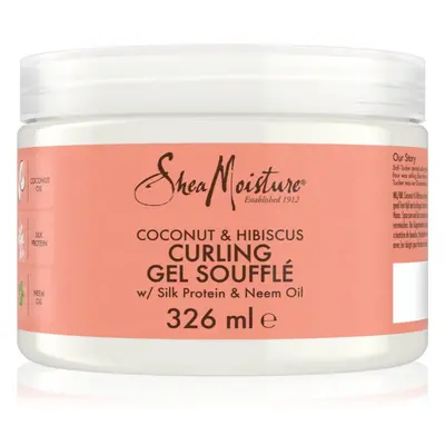 Shea Moisture Coconut & Hibiscus szuflé a hullámos és göndör hajra 340 g