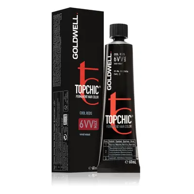 Goldwell Topchic Permanent Hair Color hajfesték árnyalat 6 VV MAX 60 ml