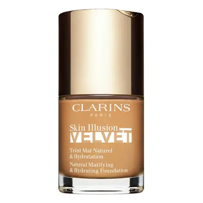 Clarins Skin Illusion Velvet mattító folyékony alapozó tápláló hatással árnyalat 114N 30 ml