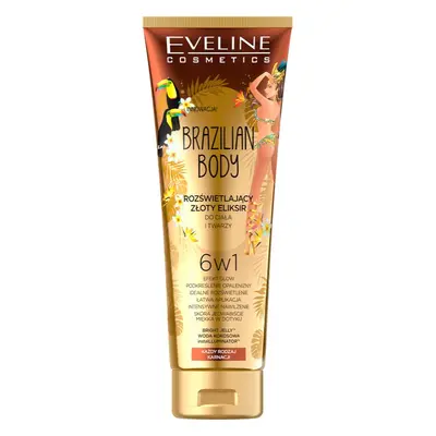 Eveline Cosmetics Brazilian Body tonizáló testkrém élénk és hidratált bőr 100 ml