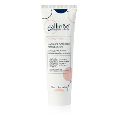 Gallinée SKIN CARE Face Mask & Scrub finom hámlasztó krém 50 ml