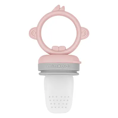 Minikoioi Feeder Teether Pinky Pink/ Powder Grey tölthető rágóka Pinky Pink/Powder Grey