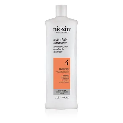 Nioxin System 4 Scalp + Hair Conditioner hidratáló és tápláló kondicionáló a festett és károsult