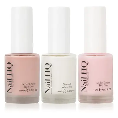 Nail HQ French Manicure Trio Set lakk francia manikűrhöz