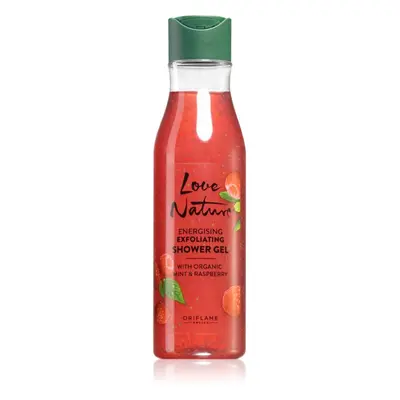 Oriflame Love Nature Organic Mint & Raspberry hámlasztó tusfürdő gél 250 ml