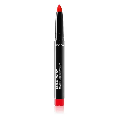 Revlon Cosmetics ColorStay™ Matte Lite Crayon mattító rúzs ceruzában árnyalat 009 Ruffled Feathe