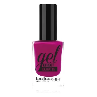 bellaoggi Gel Effect Keratin Nail Polish körömlakk árnyalat Dhalia 10 ml