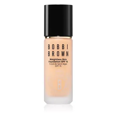 Bobbi Brown Weightless Skin Foundation SPF 15 tartós alapozó hidratáló hatással árnyalat Golden 