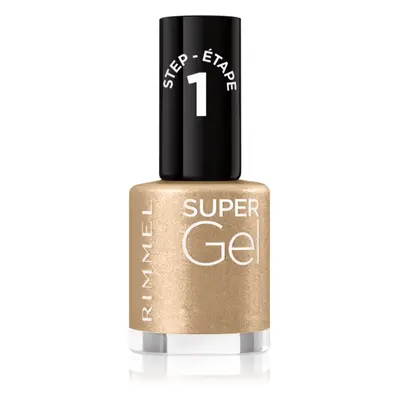 Rimmel Super Gel géles körömlakk UV/LED lámpa használata nélkül árnyalat 095 Going For Gold 12 m