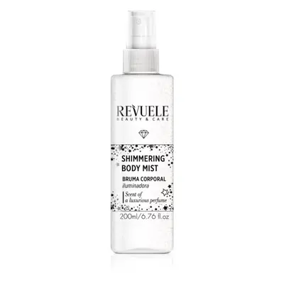 Revuele Shimmering Body Mist élénkítő permet testre árnyalat Silver 200 ml