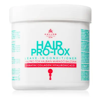 Kallos Hair Pro-Tox öblítés nélküli kondicionáló száraz és sérült hajra 250 ml