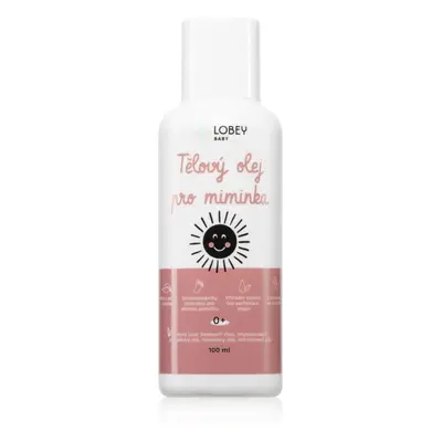 Lobey Baby Care Body Oil testolaj újszülötteknek 100 ml