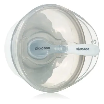 Kikkaboo Suction Bowl with Spoon tál kanállal kupakkal 4 m+ Blue 1 db