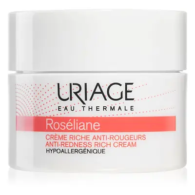 Uriage Roséliane Anti-Redness Rich Cream tápláló nappali krém Érzékeny, bőrpírra hajlamos bőrre 