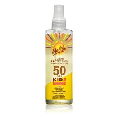 Malibu Clear Protection védő spray SPF 50 gyermekeknek 250 ml