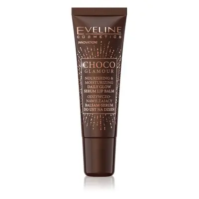 Eveline Cosmetics Choco Glamour tápláló és hidratáló ajakbalzsam 12 ml