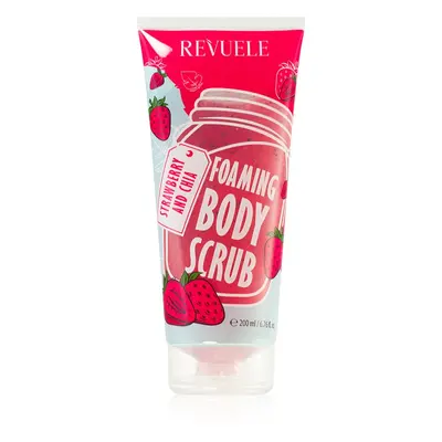 Revuele Foaming Body Scrub Strawberry and Chia hidratáló testpeeling 200 ml