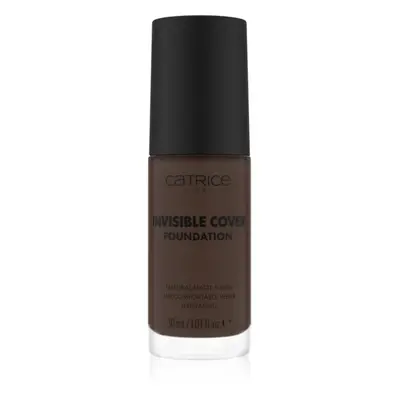 Catrice Invisible Cover Foundation hosszan tartó és erősen fedő alapozó matt hatással árnyalat 0