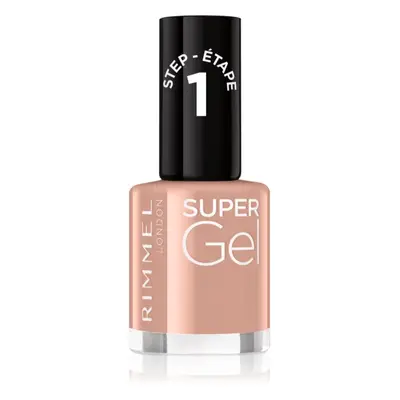 Rimmel Super Gel géles körömlakk UV/LED lámpa használata nélkül árnyalat 022 Shamelessly 12 ml