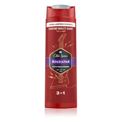 Old Spice RockStar fürdőgél férfiaknak arcra, testre és hajra 400 ml