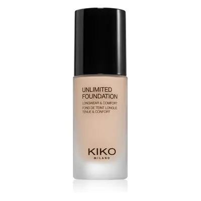 KIKO Milano Unlimited Foundation tartós folyékony alapozó matt hatással árnyalat 1.5 Neutral 30 