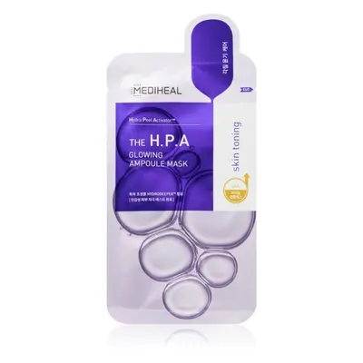 MEDIHEAL Ampoule Mask The H.P.A arcmaszk az élénk és kisimított arcbőrért 20 ml