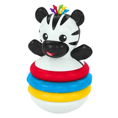 Baby Einstein Stack & Wobble Zen Zebra játék rágókával 3 m+ 1 db