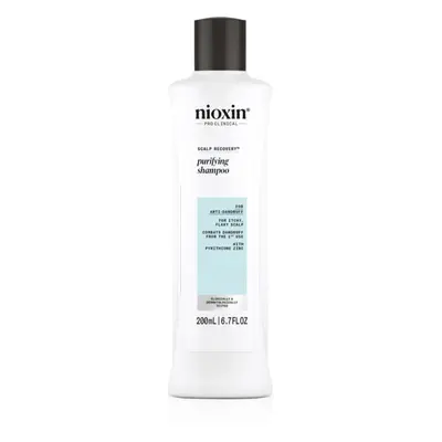 Nioxin Scalp Recovery Purifying Shampoo sampon ritkuló és vékonyszálú hajra korpásodás ellen 200