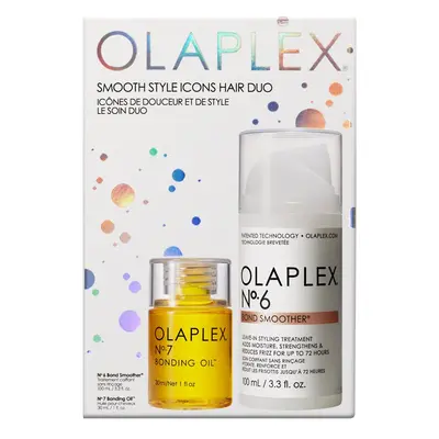 Olaplex Smooth Style Icons Hair Duo hajformázó készlet hajegyenesítésre 130 ml