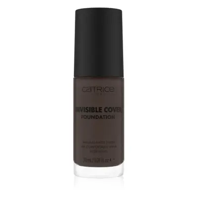 Catrice Invisible Cover Foundation hosszan tartó és erősen fedő alapozó matt hatással árnyalat 0