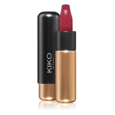 KIKO Milano Velvet Passion krémes rúzs matt hatással árnyalat 346 Intense Red 3,5 g