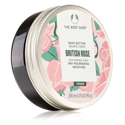 The Body Shop British Rose Body Butter testvaj rózsa illattal 200 ml