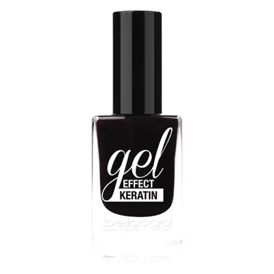 bellaoggi Gel Effect Keratin Nail Polish körömlakk árnyalat Berry Bramble 10 ml