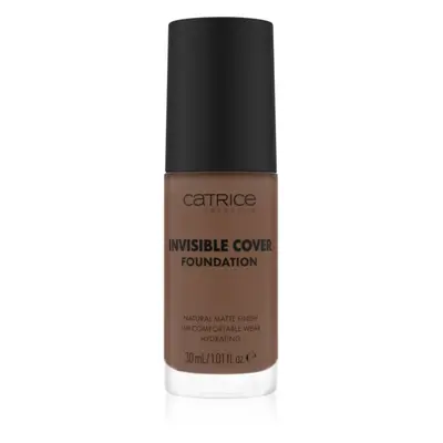 Catrice Invisible Cover Foundation hosszan tartó és erősen fedő alapozó matt hatással árnyalat 0