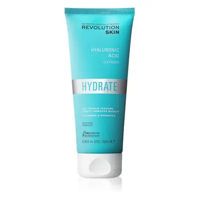 Revolution Skincare Hydrate Hyaluronic Acid finoman tisztító géles krém 200 ml