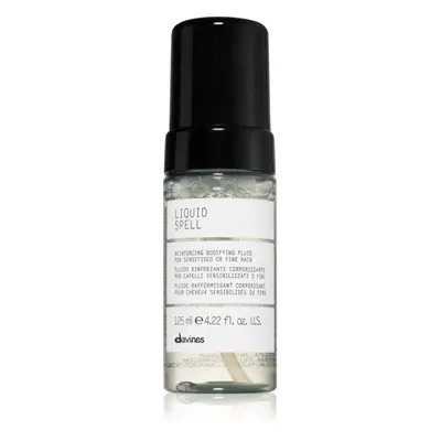 Davines Liquid Spell Reinforcing Bodifying Fluid öblítést nem igénylő kúra a finom hajért 125 ml