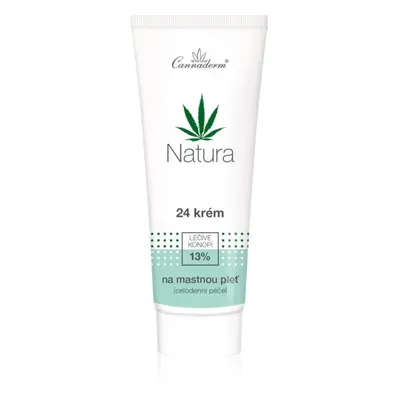 Cannaderm Natura Cream for Oily Skin nappali és éjszakai krém zsíros bőrre 75 g