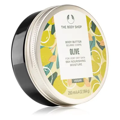 The Body Shop Olive intenzív hidratáló testvaj a nagyon száraz bőrre 200 ml