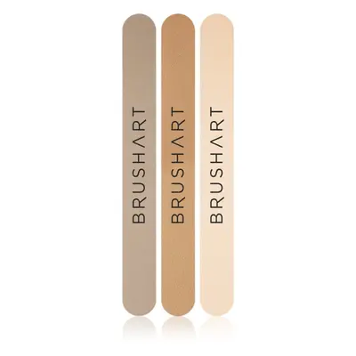 BrushArt Accessories Nail file set körömreszelő szett árnyalat Beige 3 db