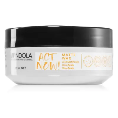 Indola Act Now! Matte Wax mattító hajwax 85 ml