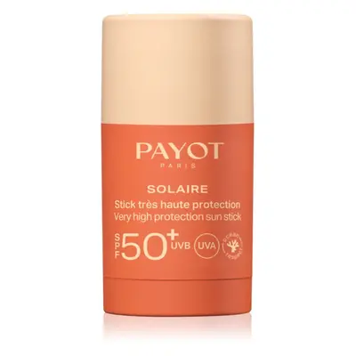 Payot Solaire Stick Très Haute Protection SPF 50+ stick napozáshoz SPF 50+ 15 g