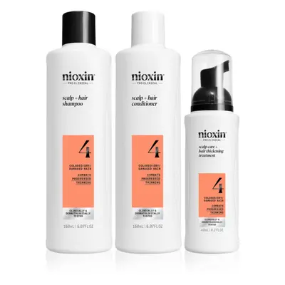 Nioxin System 4 ajándékszett a sérült és festett hajra 3 db